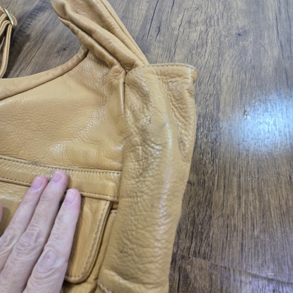 Vtg AmeriBag The Healthy Back Bag Leather Sling Backpack Made In Usa main image 7